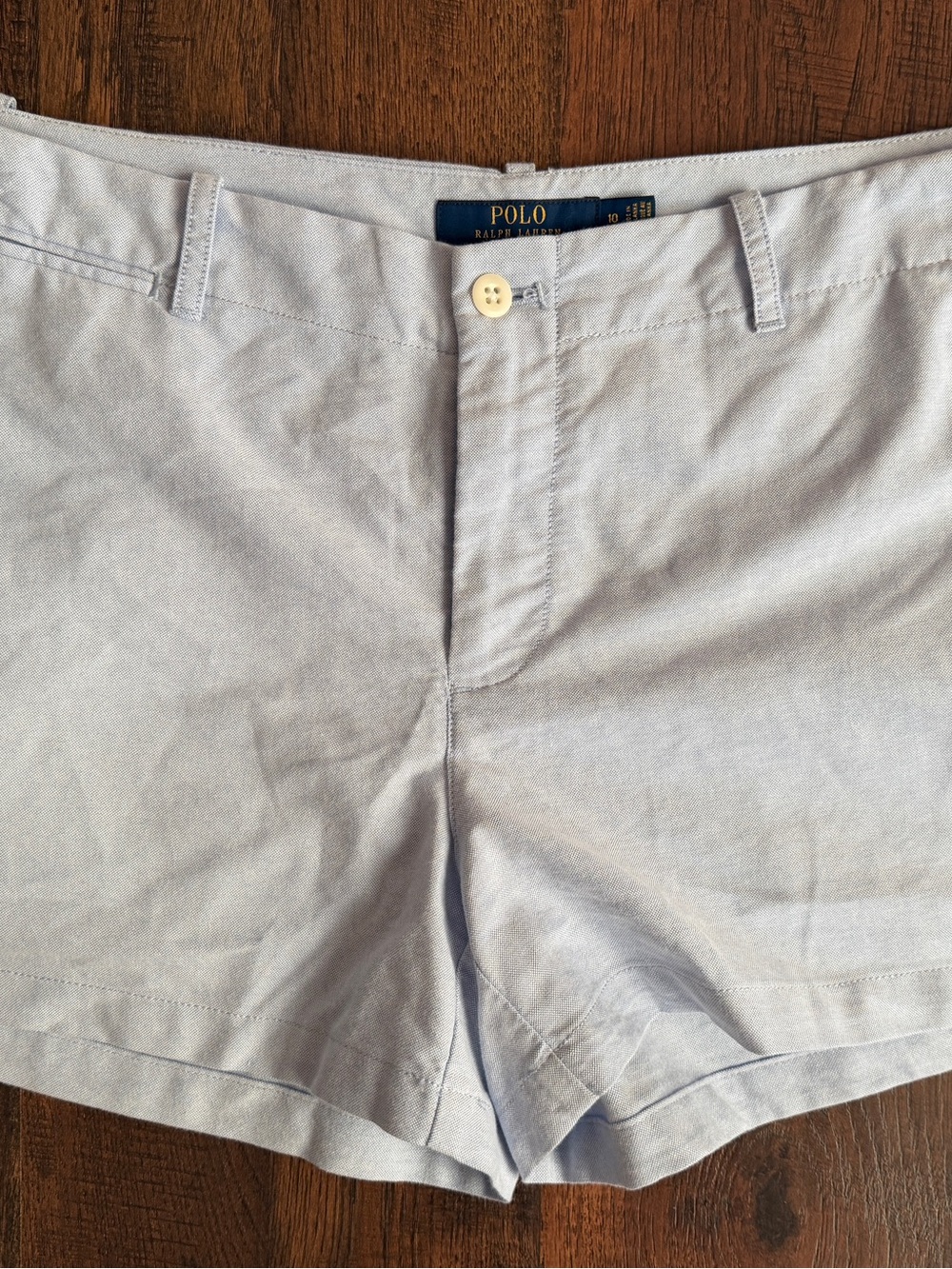Polo Ralph Lauren Blue Cotton Chino Shorts Women’s Size 10